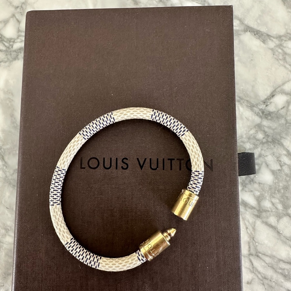 Louis Vuitton keep it damier leather bracelet - Picture 7 of 9